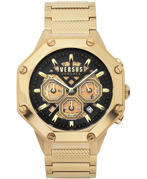 versus versace mens watch gold kowloon|Versus Versace Mens Kowloon Watches .